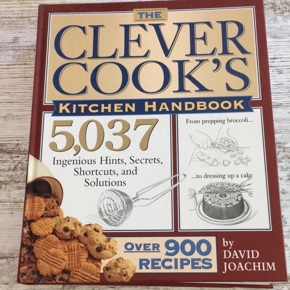 The Clever Cooks Kitchen Handbook David Joachim Hardcover 2002 Cookbook